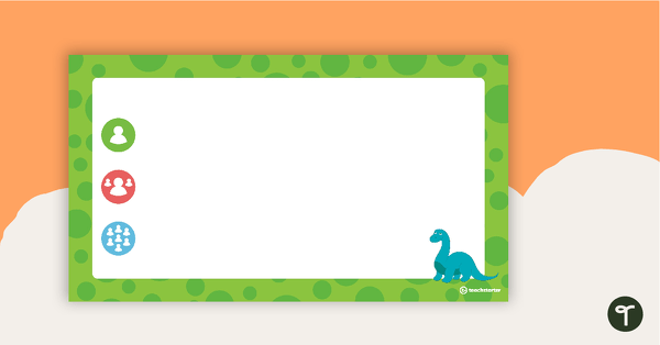 Go to Dinosaurs - PowerPoint Template teaching resource