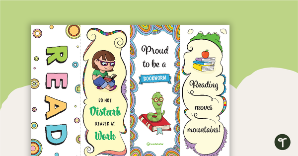 Go to Reading-Inspired Bookmarks teaching resource