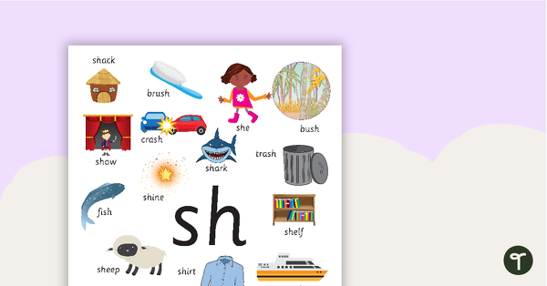 Go to Sh Digraph Poster teaching resource