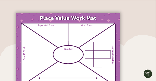 Go to Place Value Work Mat teaching resource