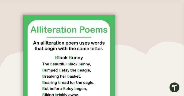 Go to Alliteration Poem Poster and Templates teaching resource