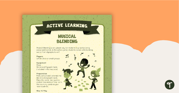 Go to Musical Blending Active Game teaching resource