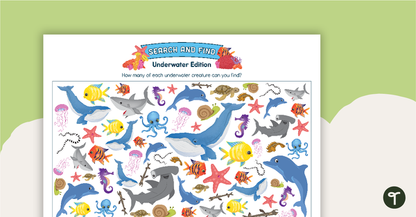 Go to Seek and Find – Underwater Theme teaching resource