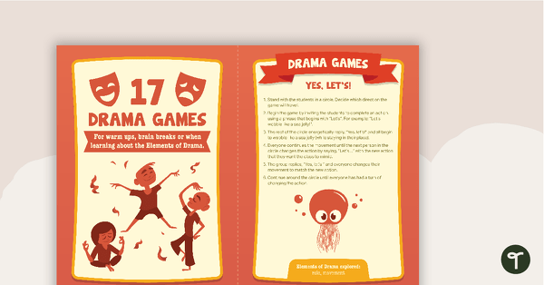 Go to Drama Game Task Cards teaching resource