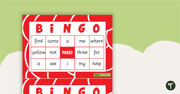 Go to Dolch Sight Word Bingo - Pre-Primer teaching resource