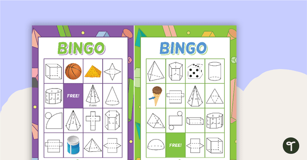 Go to 3D Object Bingo teaching resource