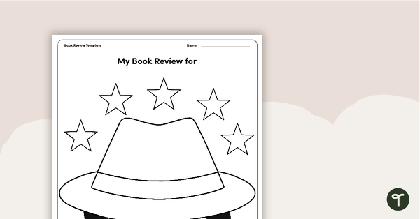 Go to Detective-Themed Book Review Template and Poster teaching resource