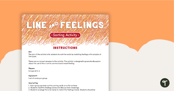 Go to Line and Feelings Sorting Activity - Year 3 to Year 6 teaching resource