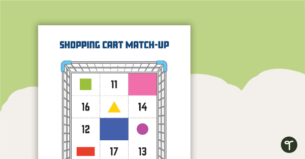 Go to Shopping Cart Matchup Activity teaching resource