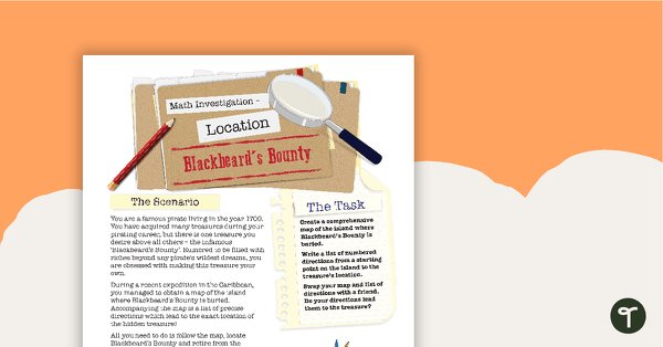 Go to Location Math Investigation - Blackbeard's Bounty teaching resource