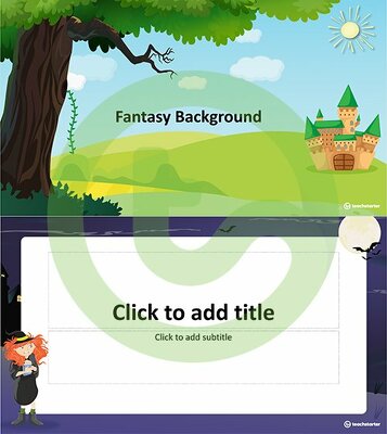 Go to Fantasy Novel Theme - PowerPoint Template teaching resource