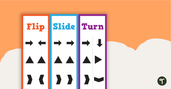 Go to Flip, Slide, Turn Poster teaching resource