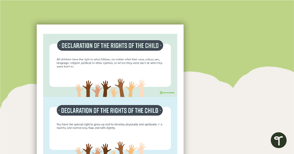 Go to United Nations Declaration of the Rights of the Child Flashcards teaching resource