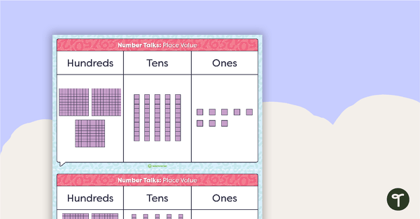 Go to Number Talks - Place Value Task Cards teaching resource