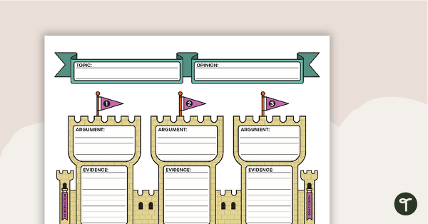 Go to Persuasive Planning Template – Castle teaching resource