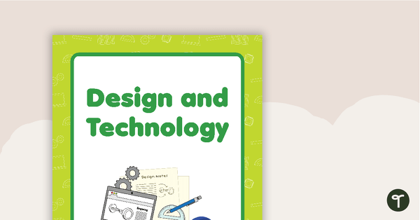 Go to Design and Technology Book Cover - Version 2 teaching resource