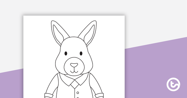 Go to White Rabbit Decorating Template teaching resource