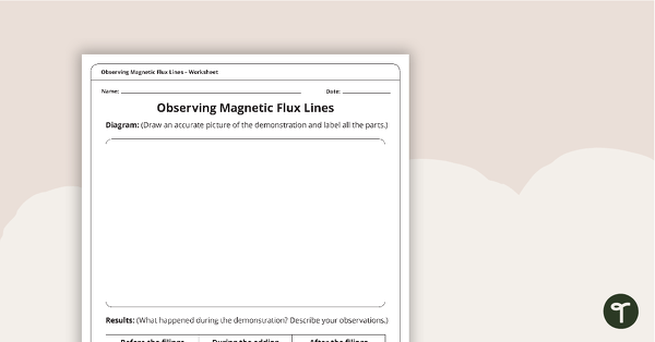 Go to Magnet Experiment – Magnetic Flux Lines teaching resource