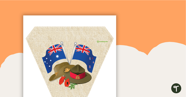 Go to Anzac Day Bunting teaching resource