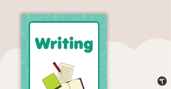 Go to Writing Book Cover - Version 2 teaching resource