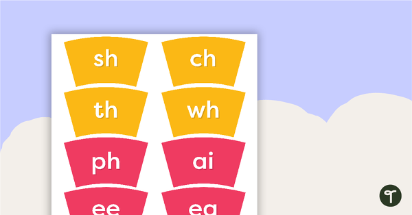 Go to Classroom Spinner Template - Digraphs teaching resource