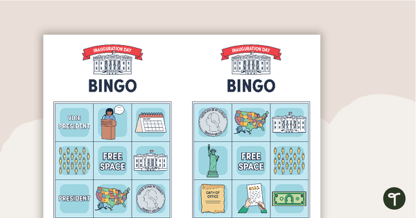 Go to Inauguration Day Bingo teaching resource