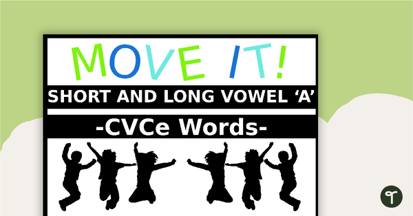 Go to Move It! - Long and Short Vowel 'A' PowerPoint Game teaching resource