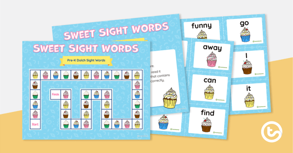 Go to Sweet Sight Words - Pre-K Dolch Sight Words Board Game teaching resource