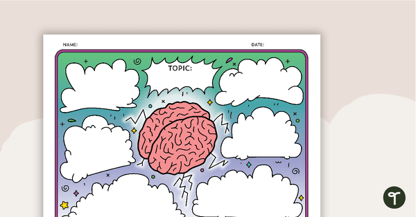 Go to Mind Map Template – Brain teaching resource