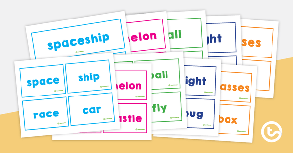 Go to Compound Word Matching Game teaching resource