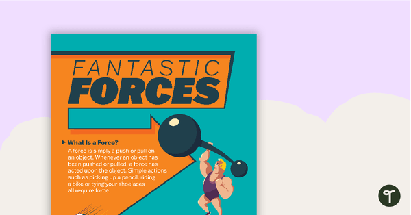 Go to Fantastic Forces Comprehension Worksheet teaching resource