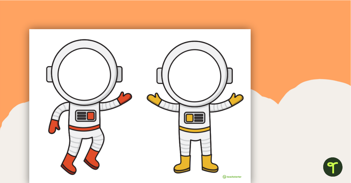 Astronaut Template teaching-resource