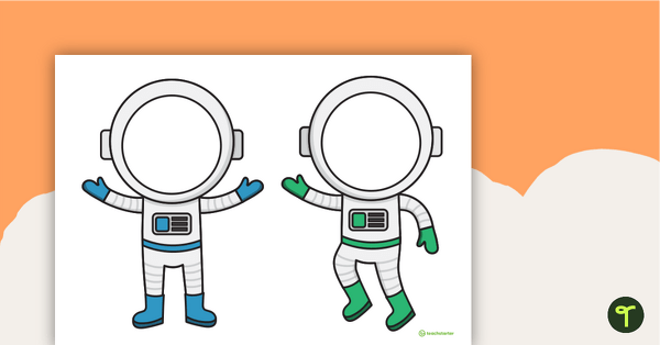 Astronaut Template teaching-resource