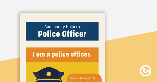 Go to Community Helpers: Police Officer – Comprehension Worksheet teaching resource