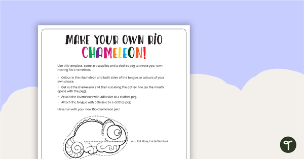 Go to Rio Chameleon - Template teaching resource