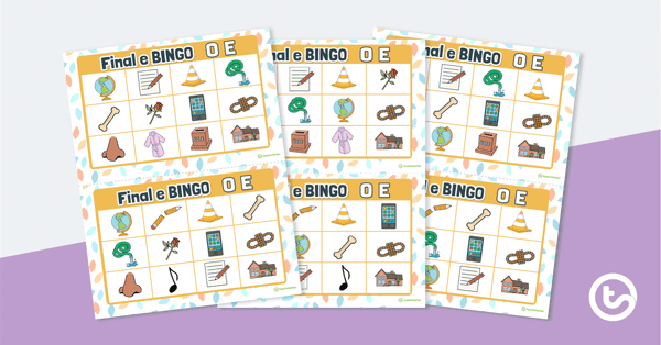 Go to Final e BINGO - O_E teaching resource