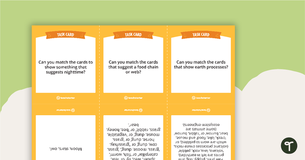 Go to Science Pattern Match Cards teaching resource