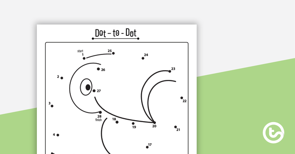 Go to Dot-to-Dot Worksheets – Counting by Ones teaching resource