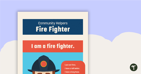 Go to Community Helpers: Fire Fighter – Comprehension Worksheet teaching resource