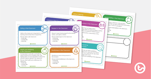 Go to Student Behavior Discussion Cards for the Classroom teaching resource