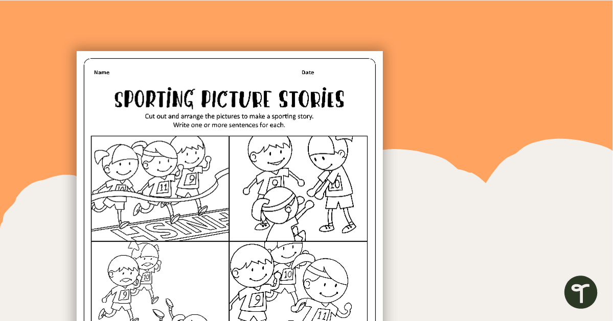 Sporting Picture Stories - Sequencing Activity teaching-resource