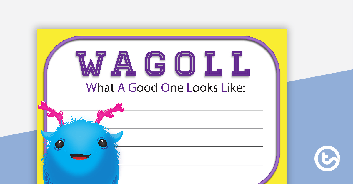 What A Good One Looks Like WAGOLL Poster teaching-resource