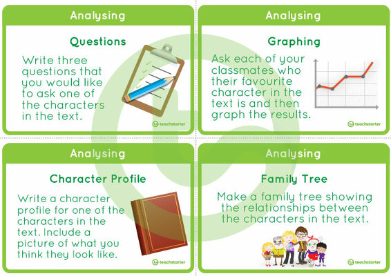 Bloom's Taxonomy Fast Finisher Task Cards - Middle Years teaching-resource