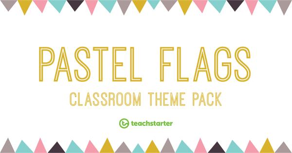 Go to Pastel Flags Classroom Theme Pack resource pack