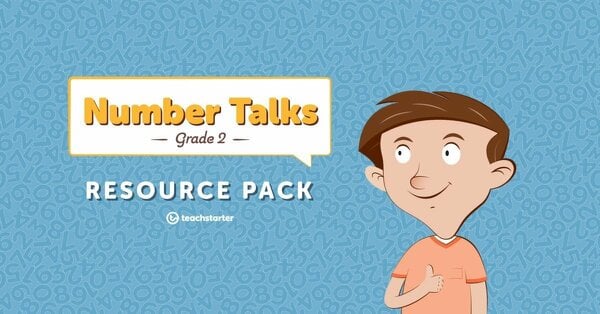 Go to Number Talks Teaching Resource Pack - Grade 2 resource pack