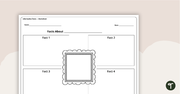 Go to Build a Fact File Template teaching resource