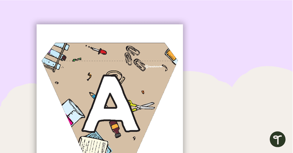 Go to Brown Science Themed - Letters and Numbers Bunting teaching resource