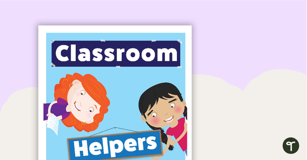 Go to Classroom Helpers Bulletin Board Design Set teaching resource