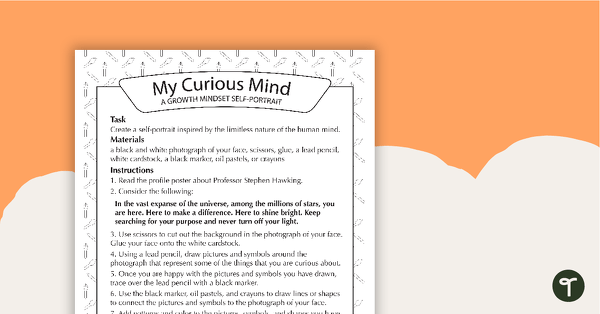 Go to My Curious Mind - Art Activity teaching resource