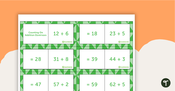 Go to Counting On Addition Dominoes teaching resource